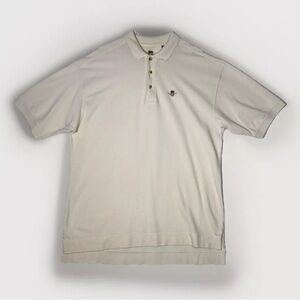 GANT Mens XL Polo Shirt Short Sleeve Vintage 3 Button Classic Crest Golf Preppy